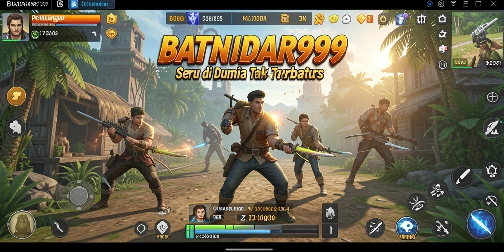 Tampilan gameplay epic dengan petualangan mendebarkan dalam BANDAR99.