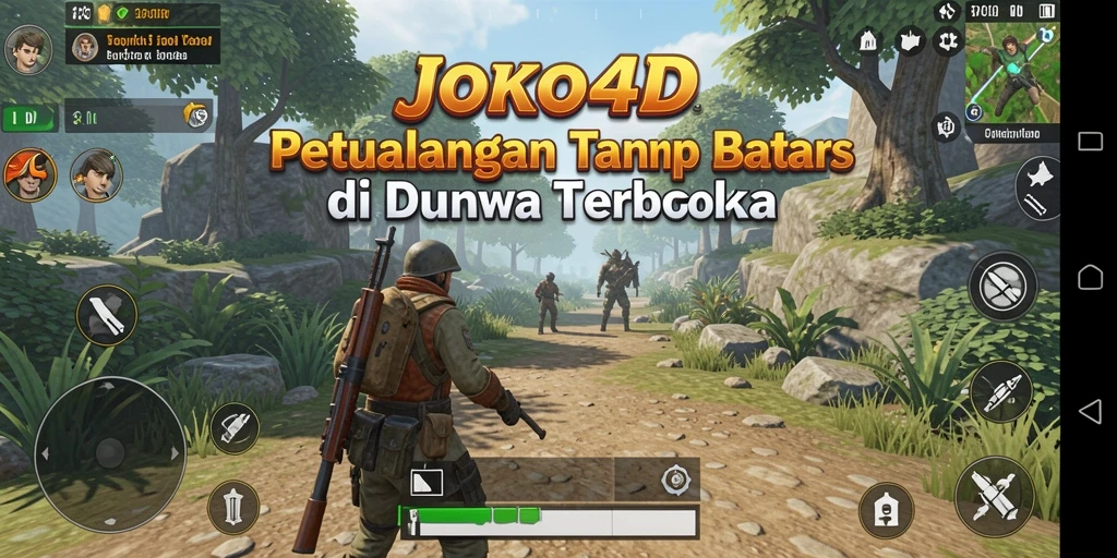 Tampilan gameplay JOKO4D yang menarik dalam dunia terbuka.
