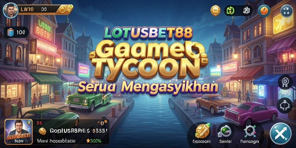 Tampilan gameplay LOTUSBET88 yang menarik dan interaktif di kategori Tycoon.