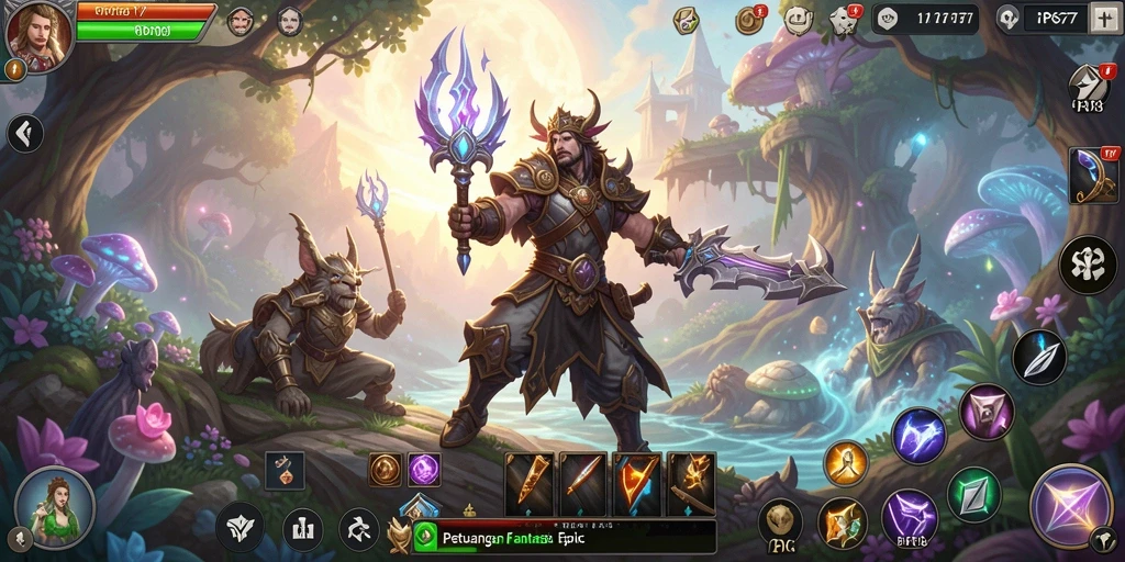 Gameplay seru RP6677 dengan pertarungan yang menegangkan.
